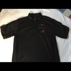 Nike Dry Fit Polo. Alabama. Left Chest Pocket. (L)